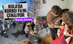 Kula’nın tarihi evleri korku filmine ev sahipliği yapıyor