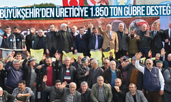 Manisalı üreticilere 1.850 ton gübre desteği