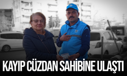 Büyükşehir personelinin duyarlı davranışıyla kayıp cüzdan sahibini buldu