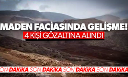 Erzincan'daki heyelanda 4 saha sorumlusu gözaltına alındı