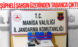 Şüpheli şahsın üzerinden tabanca çıktı!