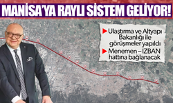 Manisa'ya raylı sistem geliyor