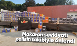 Makaron sevkiyatı polisin takibine takıldı!