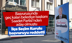 İlçe Seçim Kurulu başvuruyu reddetti!