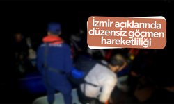 İzmir açıklarında düzensiz göçmen hareketliliği