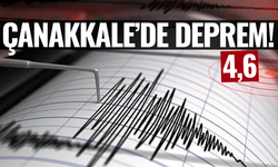 Çanakkale'de 4.6 büyüklüğünde deprem