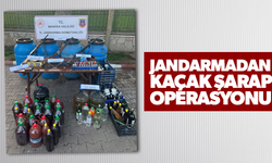 Şehzadeler’de jandarmadan kaçak şarap operasyonu