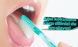 Ağız kokusunu karşı dilinizi de fırçalayın!