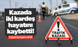 Kazada iki kardeş hayatını kaybetti!