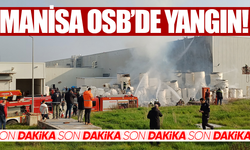 Manisa OSB’deki İpek kağıt fabrikasında yangın