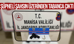 Şüpheli şahsın üzerinden tabanca çıktı