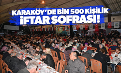 Başkan Ergün, iftarı Karaköy'de vatandaşlarla yaptı