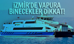 İzmir'de vapur seferleri iptal edildi