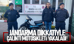 Jandarmanın sorguladığı motosiklet çalıntı çıktı