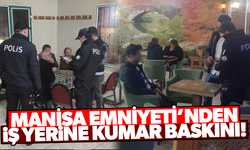 Kumar oynanan iş yerine emniyet baskını!