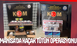 Manisa'da kaçak tütün operasyonu