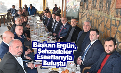 Başkan Ergün, Şehzadeler esnafları ile buluştu