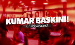 İzmir'de kumar baskını: 83 kişi yakalandı