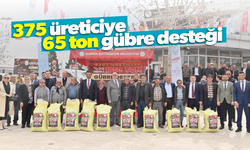 Sarıgöl’de 375 üreticiye 65 ton gübre desteği