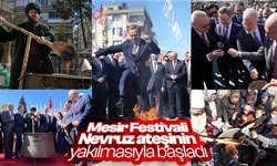 Mesir Festivali Nevruz ateşinin yakılmasıyla başladı