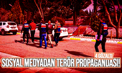 Sosyal medyadan terör propagandasına 4 gözaltı