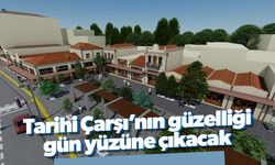 Kırkağaç’ta tarihi çarşının güzelliği gün yüzüne çıkacak