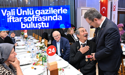 Vali Ünlü gazilerle iftar sofrasında buluştu