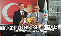 Başkan Zeyrek resmen göreve başladı