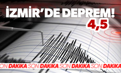 Seferihisar'da deprem! 4,5