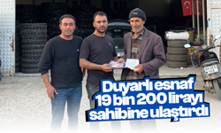 Manisalı esnaf 19 bin 200 lirayı sahibine ulaştırdı