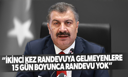 Bakan Koca açıkladı... Randevu sistemine yeni düzenleme...