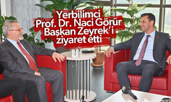 Prof. Dr. Naci Görür ve MAGİAD’tan Başkan Zeyrek’e Ziyaret