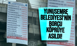 Yunusemre Belediyesi’nin borcu ortaya çıktı!