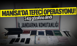 Tefeci operasyonunda 5 kişi gözaltına alındı