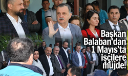 Başkan Balaban'dan işçilere ikramiye müjdesi!