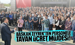 Başkan Zeyrek personele müjdeyi verdi