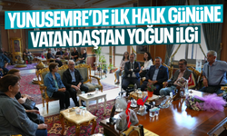 İlk halk gününe vatandaşlardan yoğun ilgi