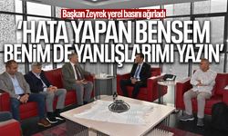 Başkan Zeyrek yerel basını ağırladı