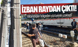 İZBAN raydan çıktı!