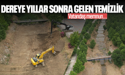 Irlamaz Deresi yıllar sonra temizleniyor