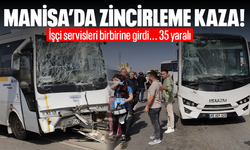 İşçi servisleri birbirine girdi! 35 işçi yaralandı