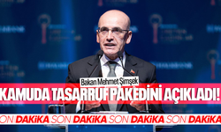 Kamuda Tasarruf Paketi açıklandı