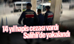 14 yıl hapis cezası vardı, Salihli’de yakalandı!