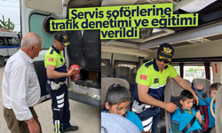 Servis şoförlerine trafik denetimi ve eğitimi