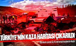 Türkiye'nin kaza haritası çıkarıldı