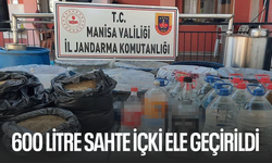 600 litre sahte içki ele geçirildi