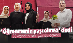 ’Öğrenmenin yaşı olmaz’ dedi 65 yaşında okuma yazmayı öğrendi