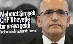 Mehmet Şimşek, CHP'li heyeti kabul etti