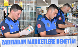 Zabıtadan marketlere denetim