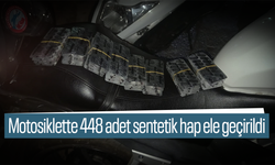 448 adet sentetik hap ele geçirildi